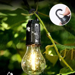 Decorative Hanging Bulb with 3 Modes Tent Lamp for Camping Pack of 1
